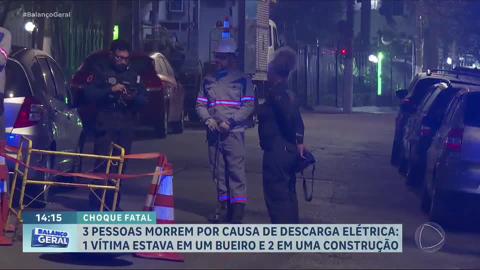 Três pessoas morrem em acidentes envolvendo descargas elétricas em SP