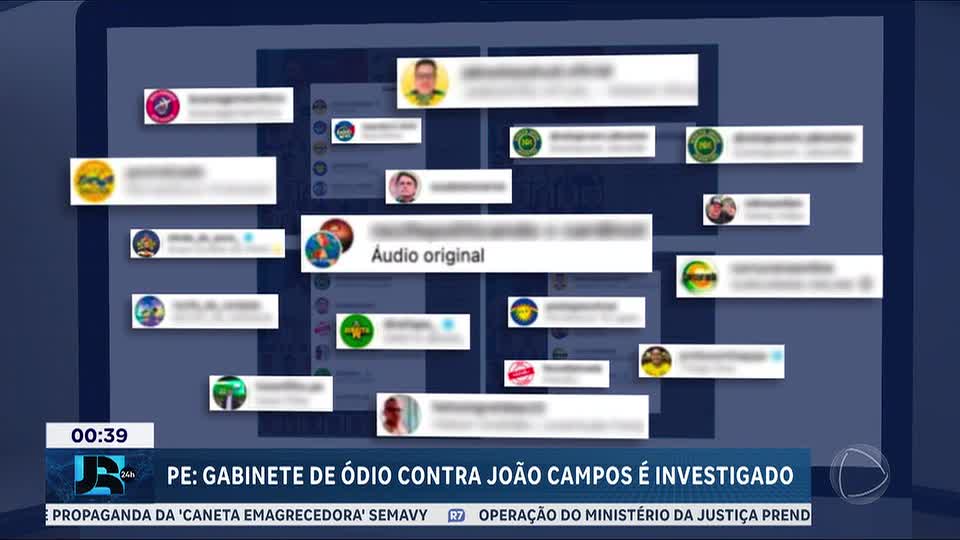 Gabinete do ódio em PE: MP, TCE e CGU investigam denúncias de ataques contra João Campos