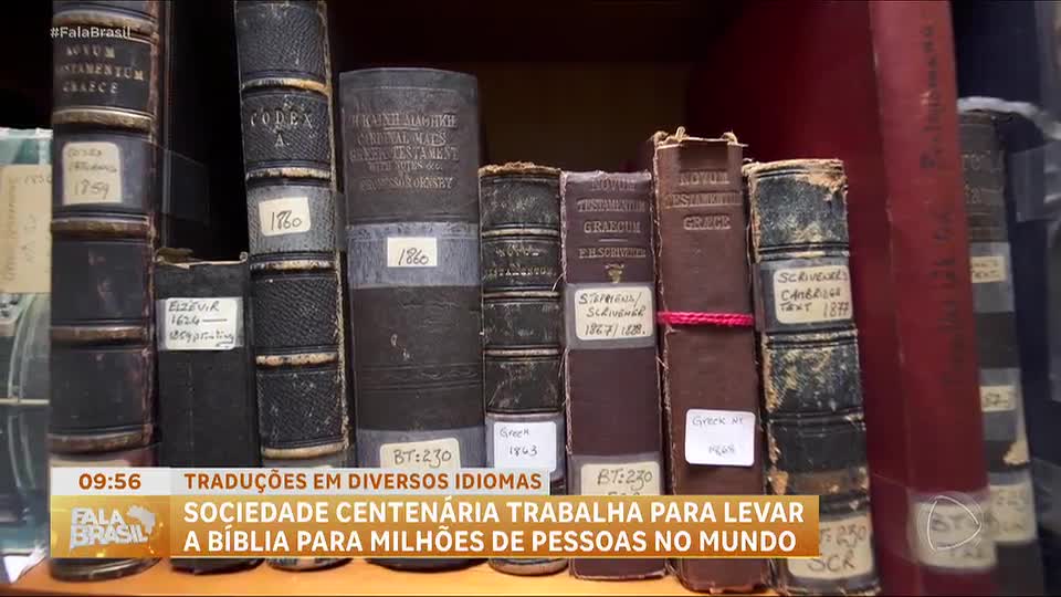 Sociedade centenária trabalha para levar a Bíblia para milhões de pessoas no mundo