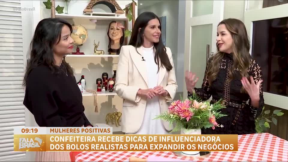 Mulheres Positivas: Confeiteira recebe dicas de influenciadora do ramo para expandir os negócios