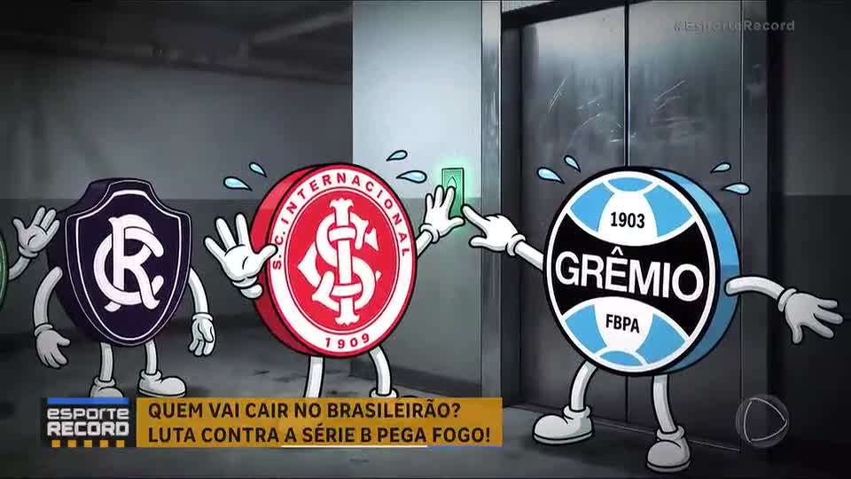 Luta contra o rebaixamento deixa gigantes com a água no pescoço no Brasileirão; a lista é grande!