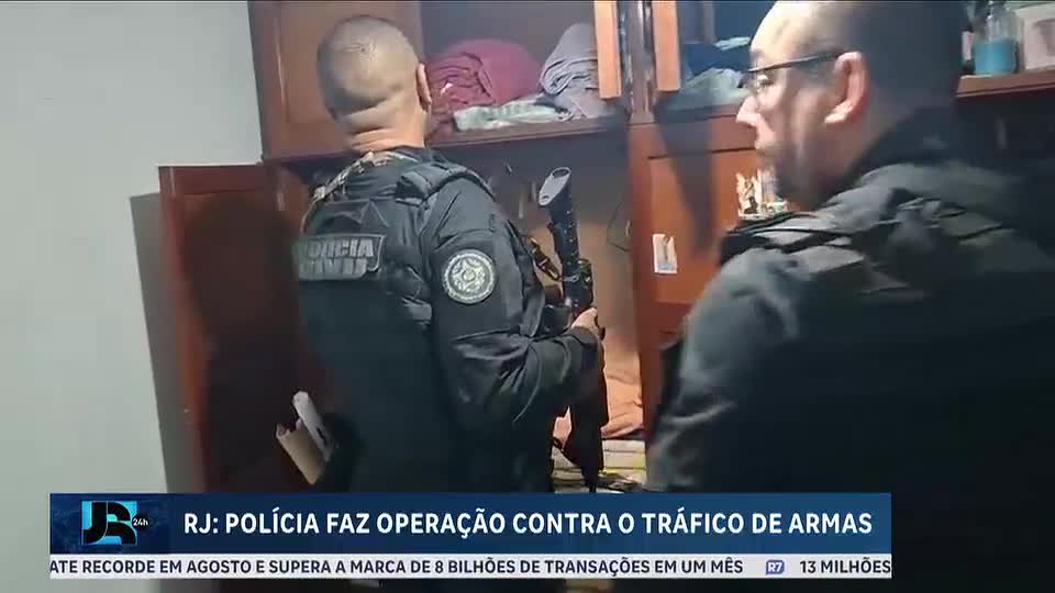 Operação Mercador mira esquema de desvio de armas para facções na Bahia e Rio