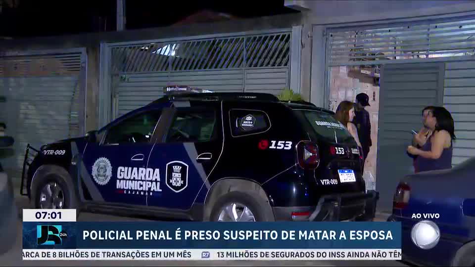 Policial penal é preso suspeito de matar a esposa em Cajamar, na Grande São Paulo