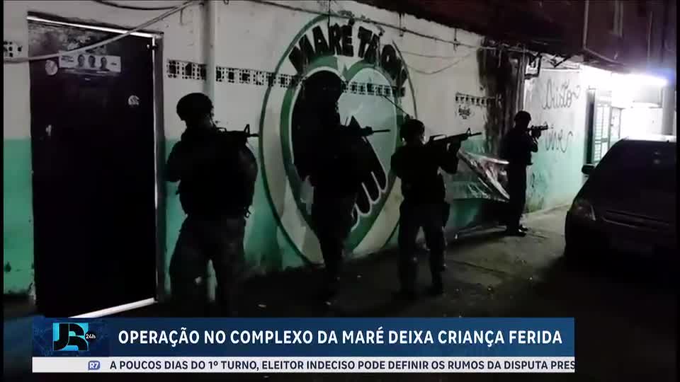 Polícia Militar realiza megaoperação no Complexo da Maré, no Rio de Janeiro