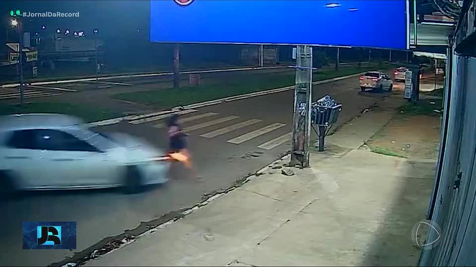 GO: mulher fica paralisada após ser atropelada de propósito pelo ex-namorado
