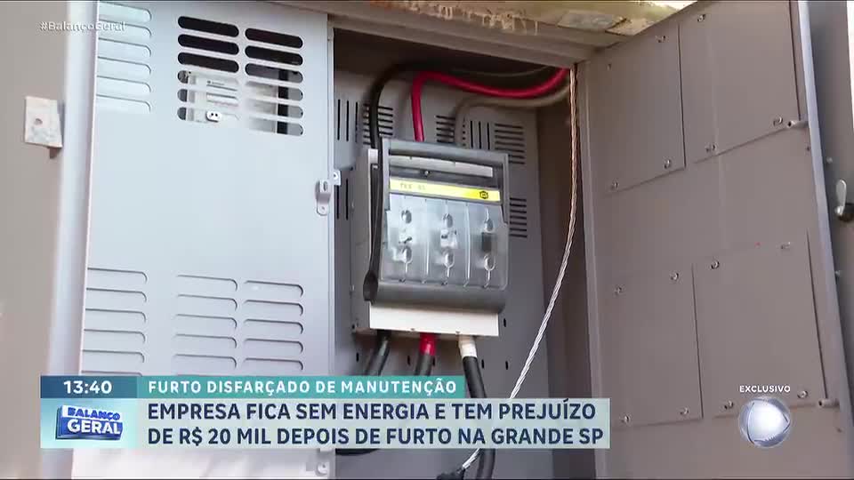 Empresa fica sem energia e tem prejuízo de R$ 20 mil depois de furto em Cajamar (SP)