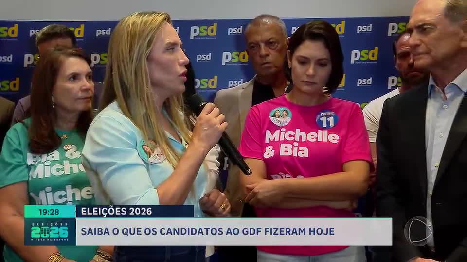 Candidatos ao governo do DF intensificam agendas de campanha nesta segunda-feira