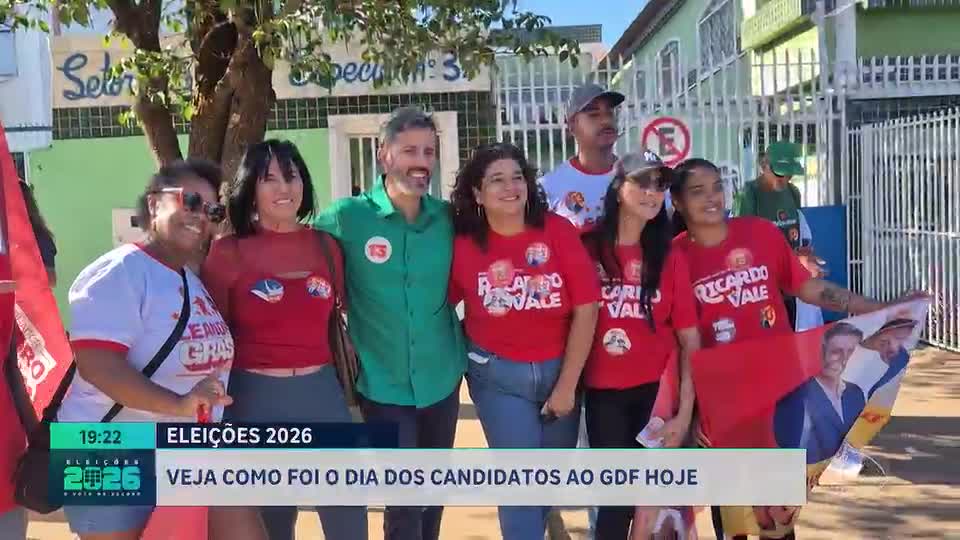 Veja como foi o dia dos candidatos ao DF nesta terça-feira