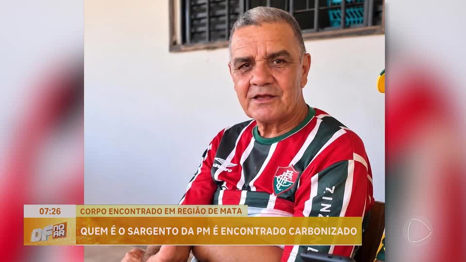 Saiba quem é o sargento da PM encontrado carbonizado no Entorno do DF