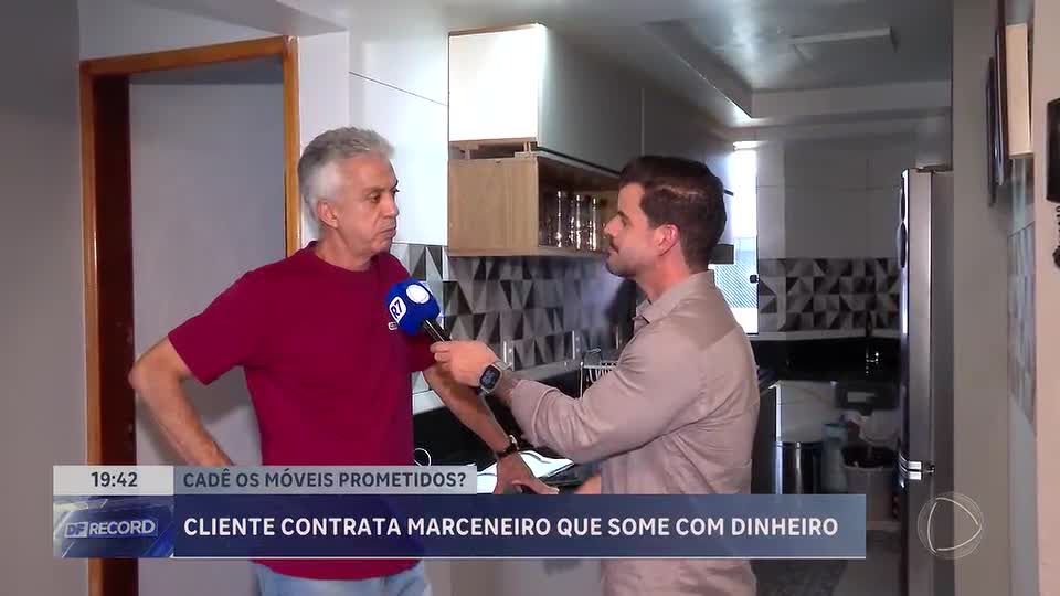 Cliente paga R$ 18 mil por móveis planejados e denuncia desaparecimento de marceneiro