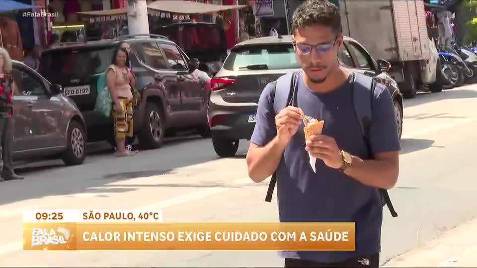 Especialista dá dicas de como enfrentar o calor intenso