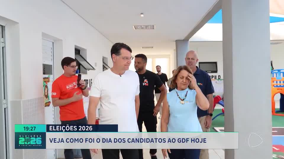Veja agenda dos candidatos ao governo do DF nesta quarta-feira
