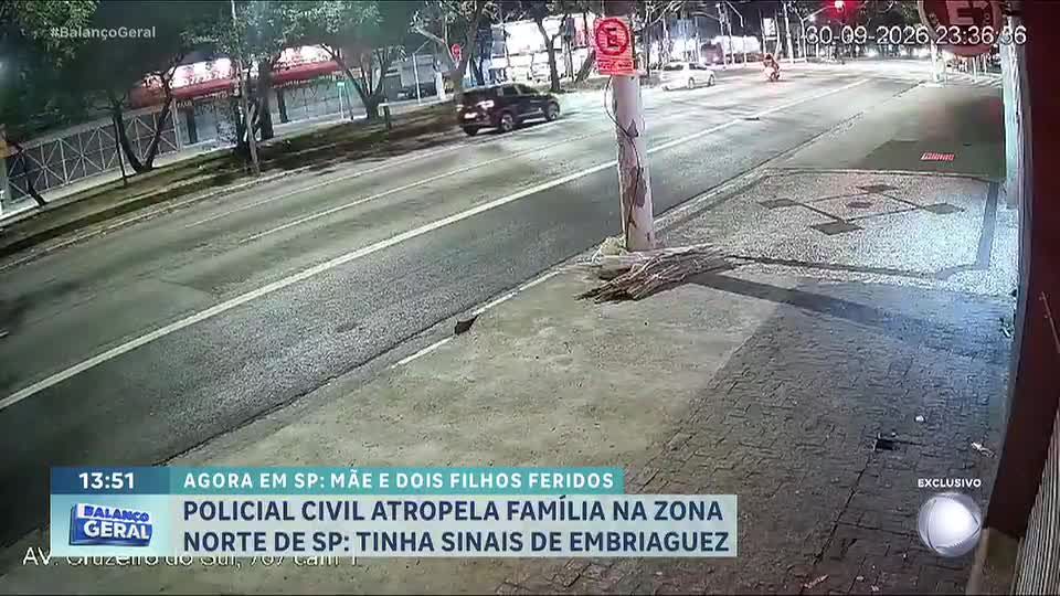 SP: policial civil é preso após atropelar menino de 10 anos