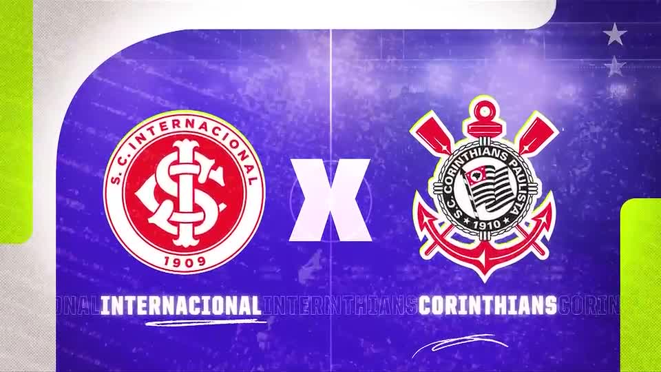 RECORD transmite duelo entre Internacional e Corinthians pelo Brasileirão na próxima quarta (7)