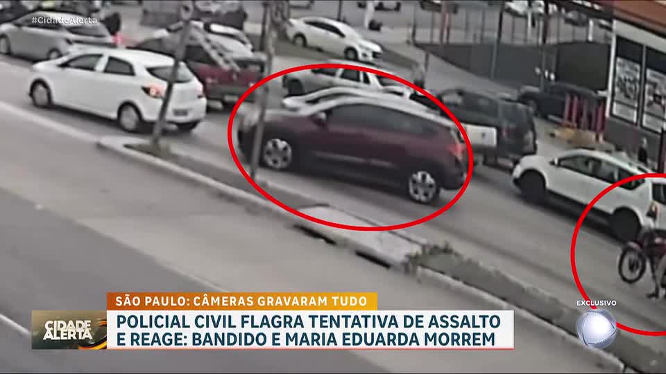 Jovem de 24 anos é baleada e morre durante troca de tiros entre policial e assaltante