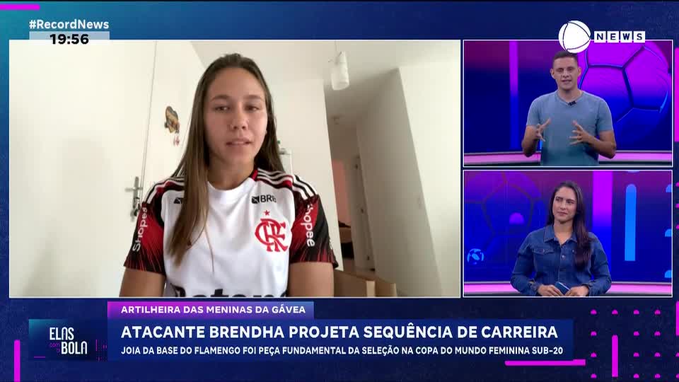 Atacante Brendha projeta sequência de carreira