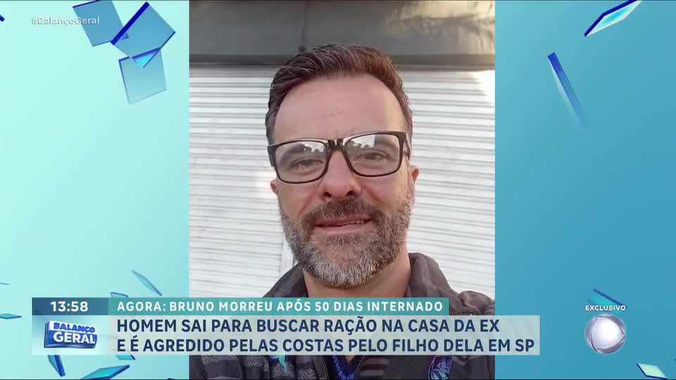 Homem morre após ficar 50 dias internado depois de ser agredido pelo filho da ex-namorada em SP