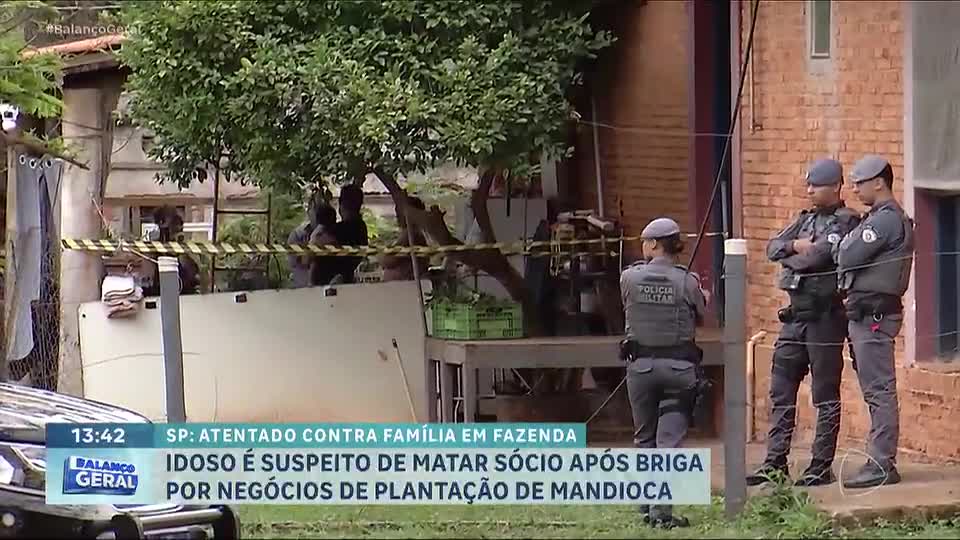 Idoso é suspeito de matar sócio em sítio no interior de São Paulo