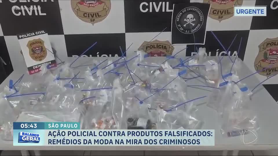 Anabolizantes e remédios para emagrecer são apreendidos durante operação no interior de SP