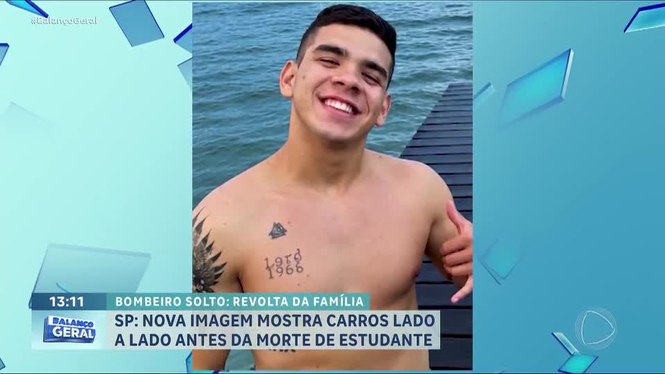 Caso Bruno Hashimura: Imagem mostra carros lado a lado antes da morte de estudante