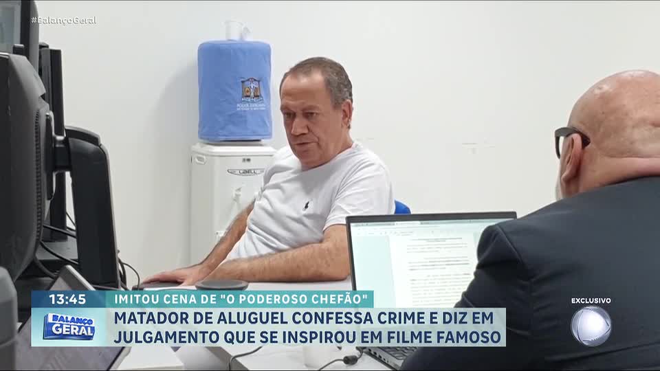 Matador de aluguel confessa crime e diz ter se inspirado em filme