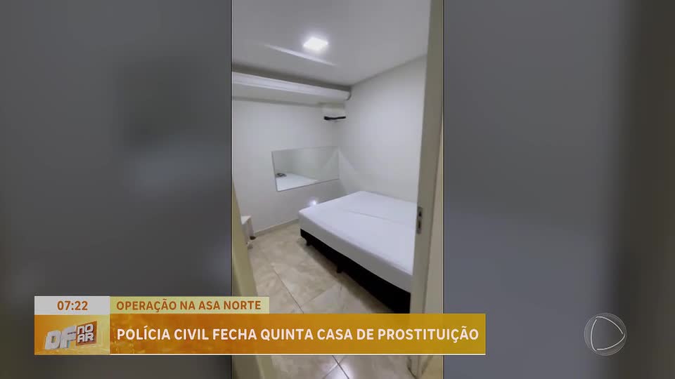 Quinta casa de prostituição é fechada pela Polícia Civil em Brasília