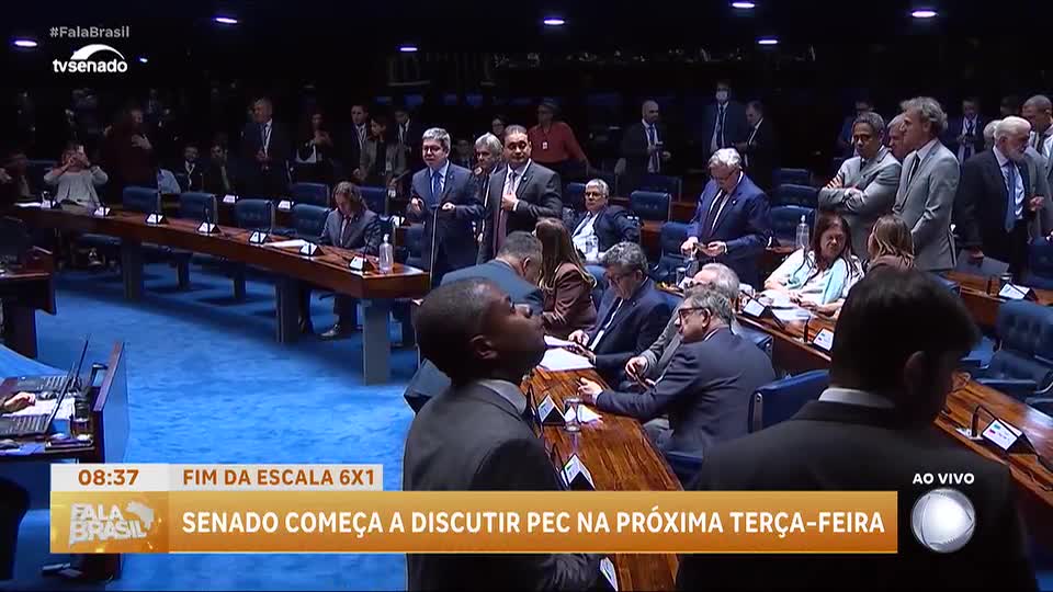 Senado deve discutir PEC da jornada 6x1 na próxima semana