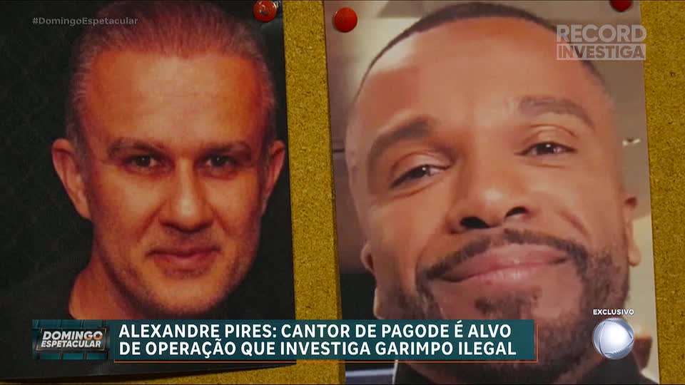 Cantor Alexandre Pires é investigado em esquema milionário de fraude e garimpo ilegal