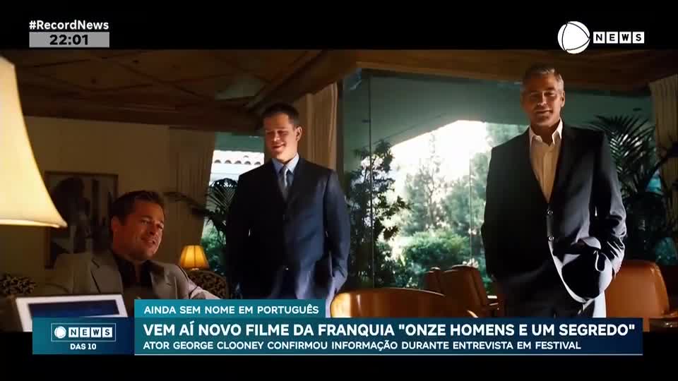 Vem aí um novo filme da franquia 'Onze Homens e um Segredo'