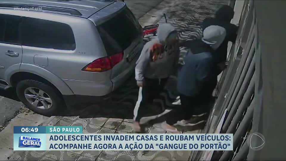 'Gangue do Portão': Adolescentes invadem residência e roubam bicicletas em São Paulo