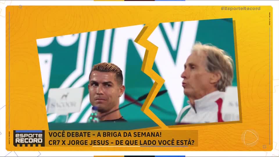 Você Debate: CR7 x Jorge Jesus, quem está certo na briga da semana?