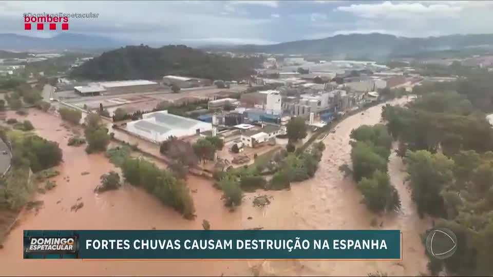 Chuvas intensas na Catalunha causam mortes e desaparecimento