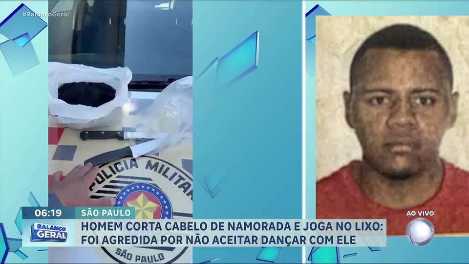 SP: homem corta cabelo da namorada com faca após ela se recusar a dançar com ele em festa
