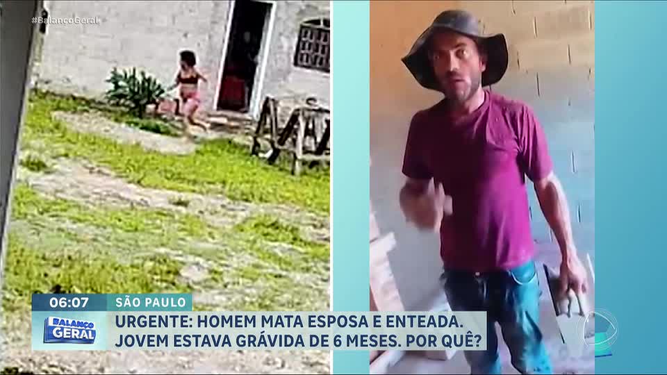Homem é preso após matar esposa e enteada no interior de São Paulo