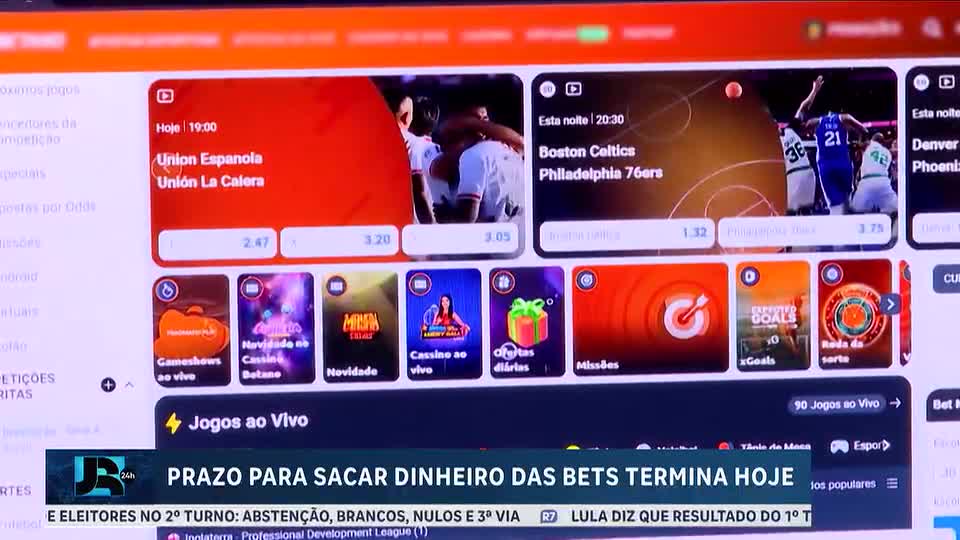 Prazo para sacar dinheiro armazenado em sites de aposta se encerra nesta segunda-feira (5)