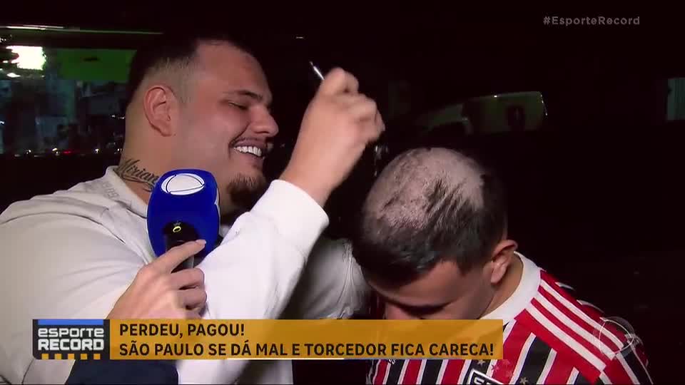 Perdeu, Pagou: torcedores de São Paulo e Santos apostam o cabelo em jogo do Brasileirão