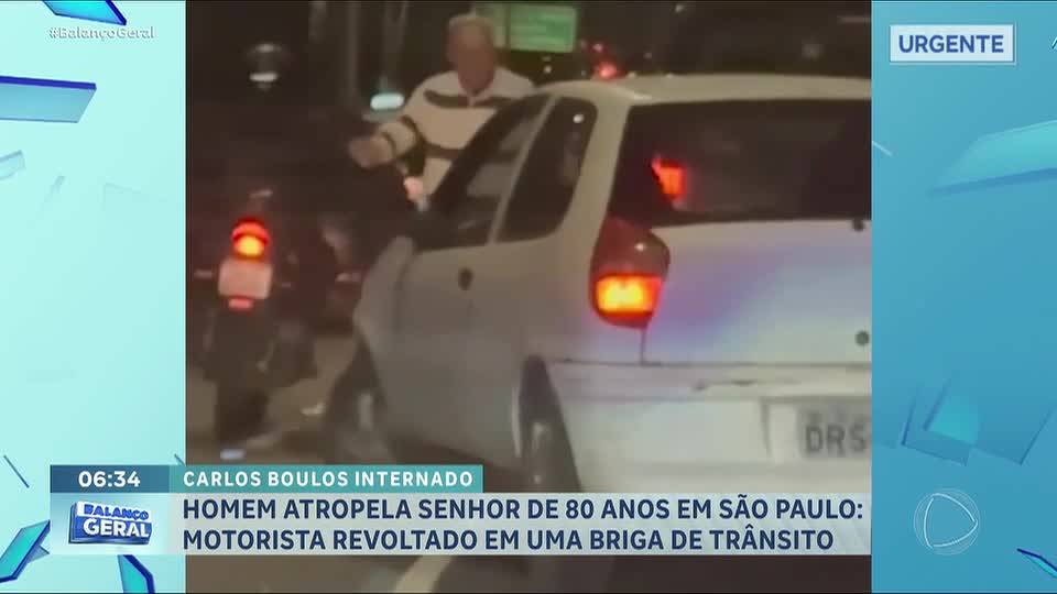 Tio de Boulos é atropelado após descer de carro durante discussão em São Paulo