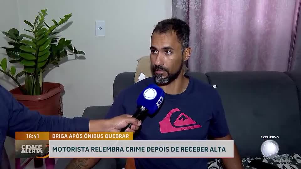 Motorista baleado em terminal de Planaltina de Goiás recebe alta e relata ataque à RECORD