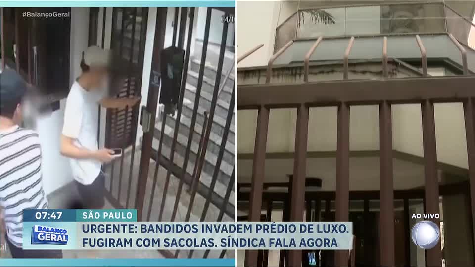 Jovens invadem prédio de alto padrão pela portaria virtual e furtam apartamento em SP