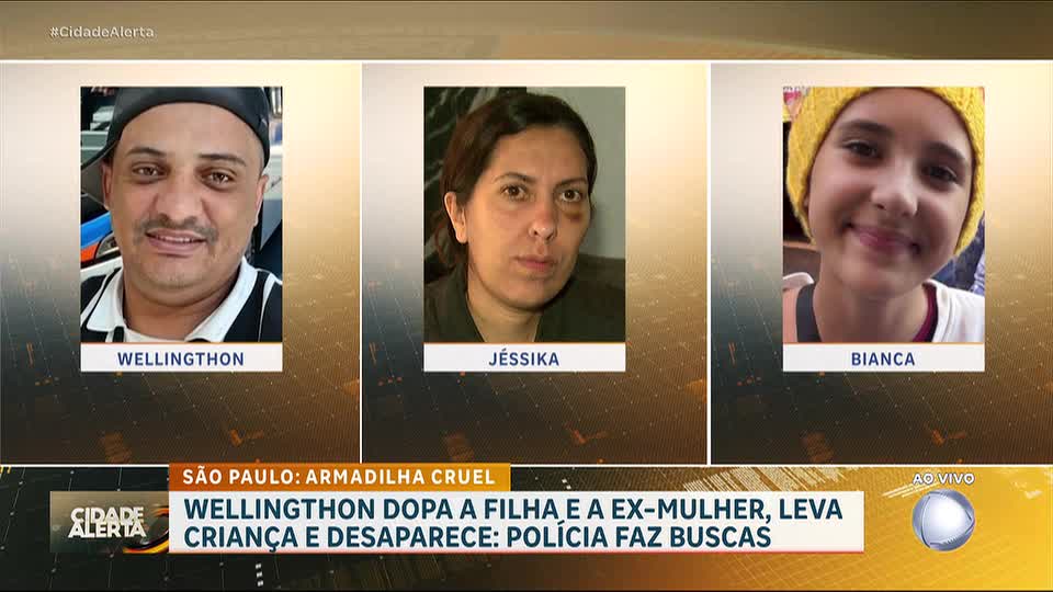 SP: pai é acusado de drogar ex-companheira e sequestrar a própria filha de 10 anos