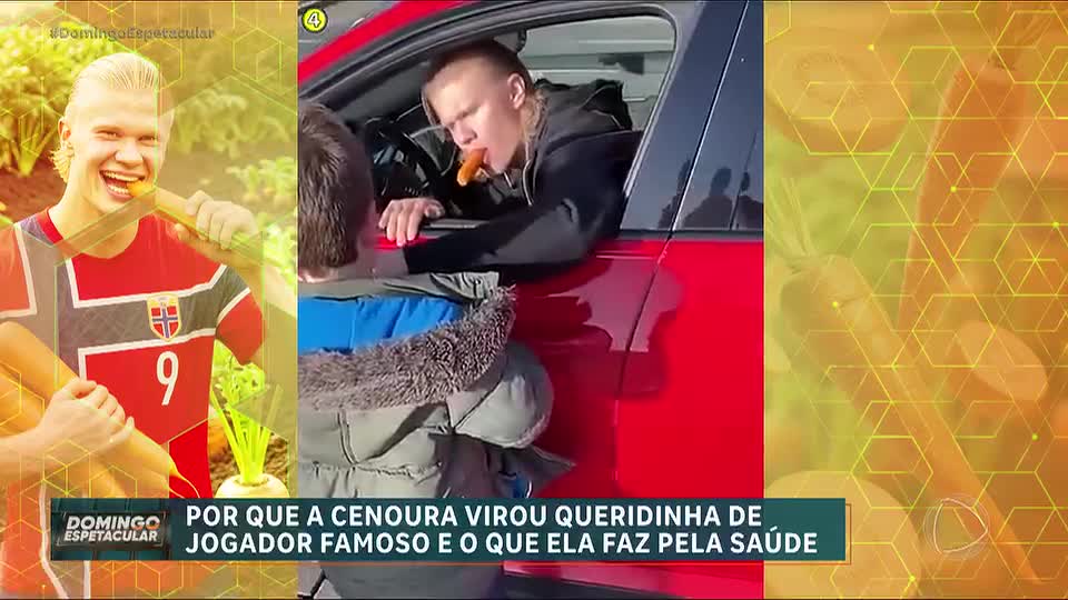Hábito alimentar do jogador Erling Haaland aumenta consumo de cenouras na Noruega