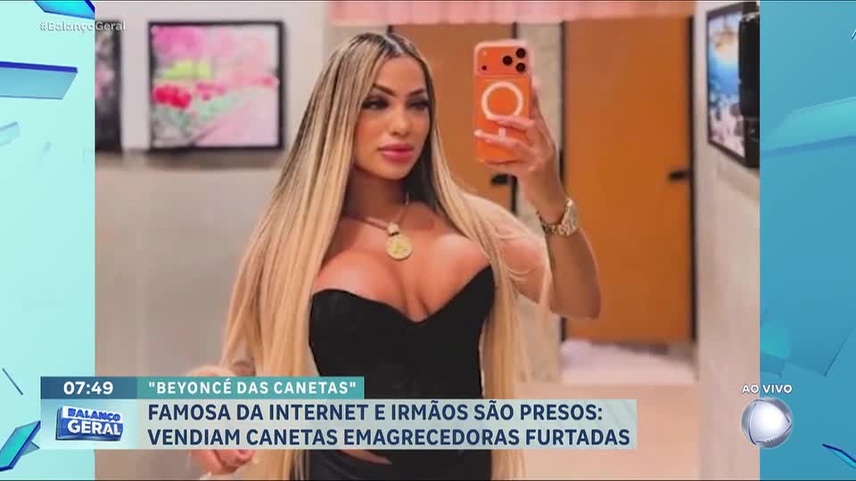 ‘Beyoncé das canetas’: influenciadora é presa por vender produtos farmacêuticos roubados