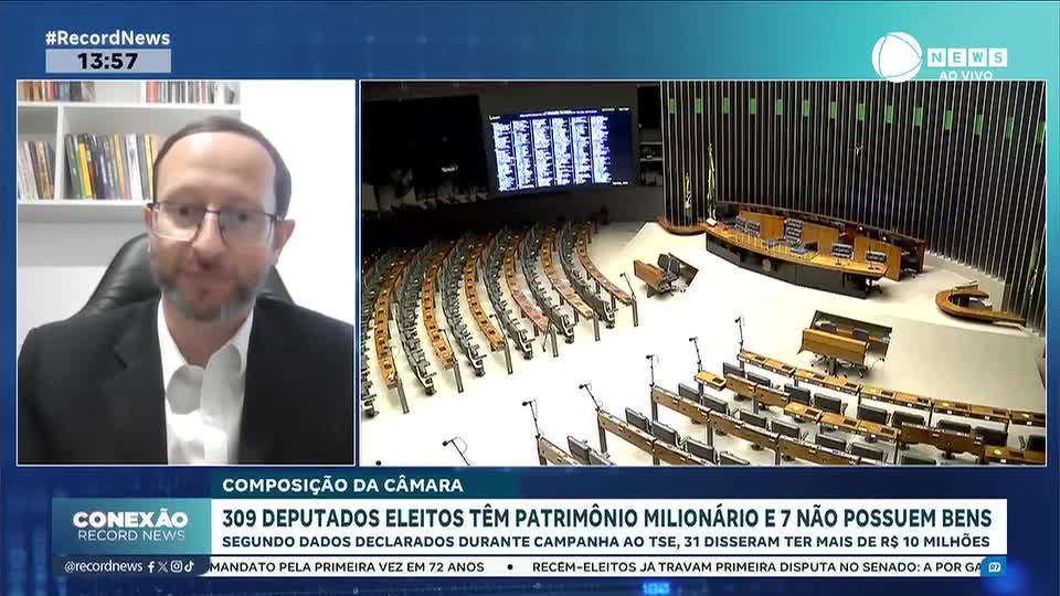 309 deputados eleitos têm patrimônio milionário e 7 não possuem bens