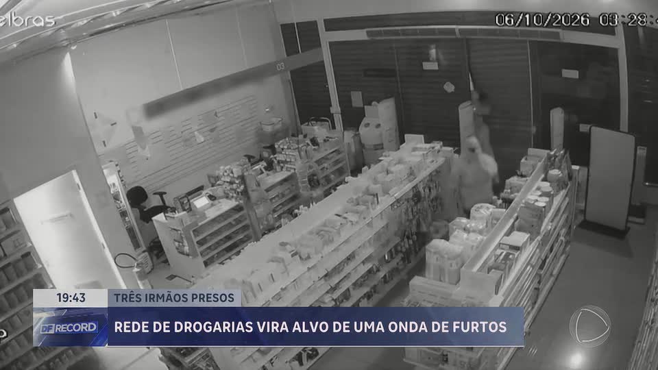 Polícia Civil prende trio de irmãos por furto de canetas emagrecedoras