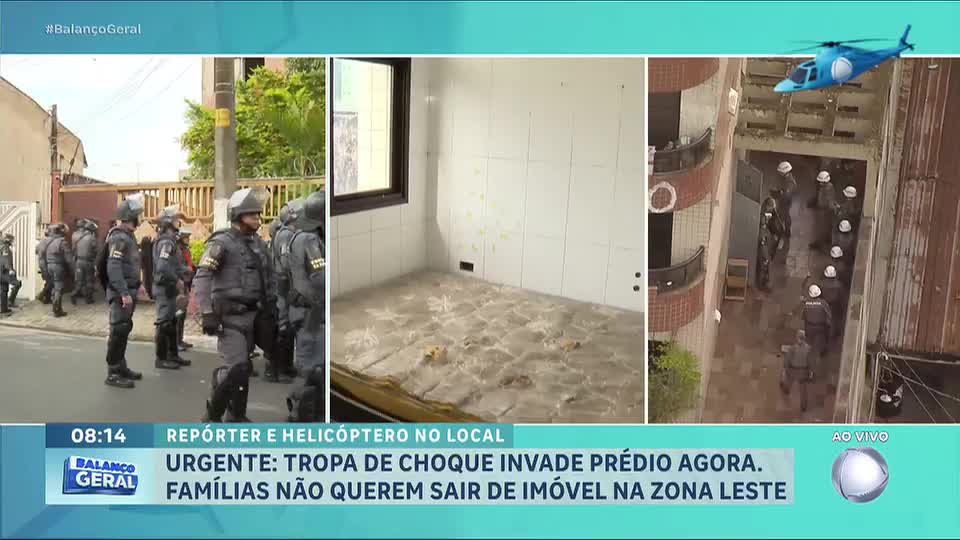 'Gatos', sujeira e risco: veja como era o interior do prédio desocupado pela PM na zona leste de SP