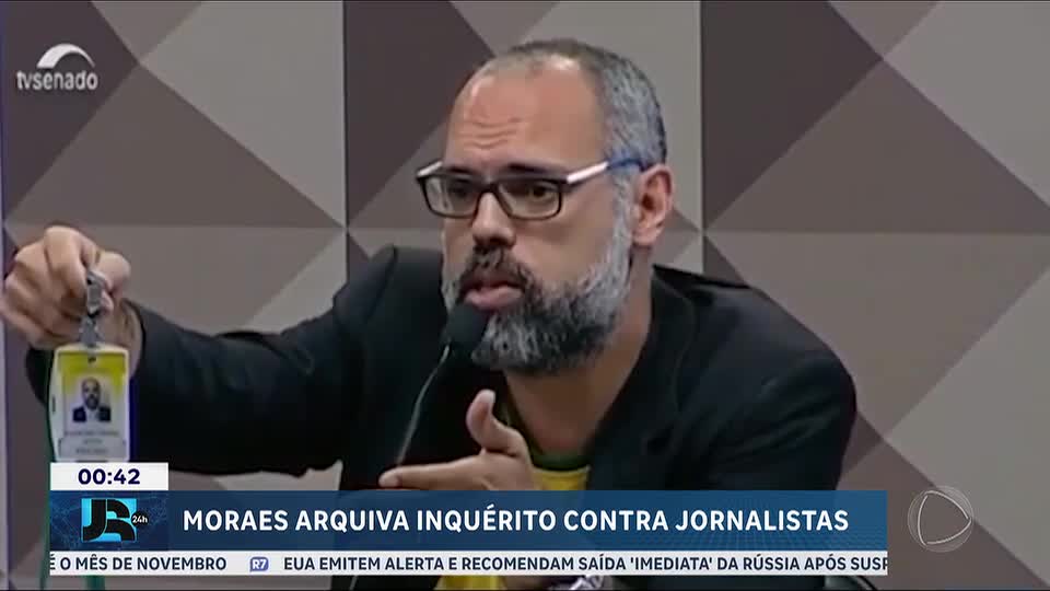 Alexandre de Moraes arquiva processo contra jornalistas Oswaldo Eustáquio e Allan dos Santos