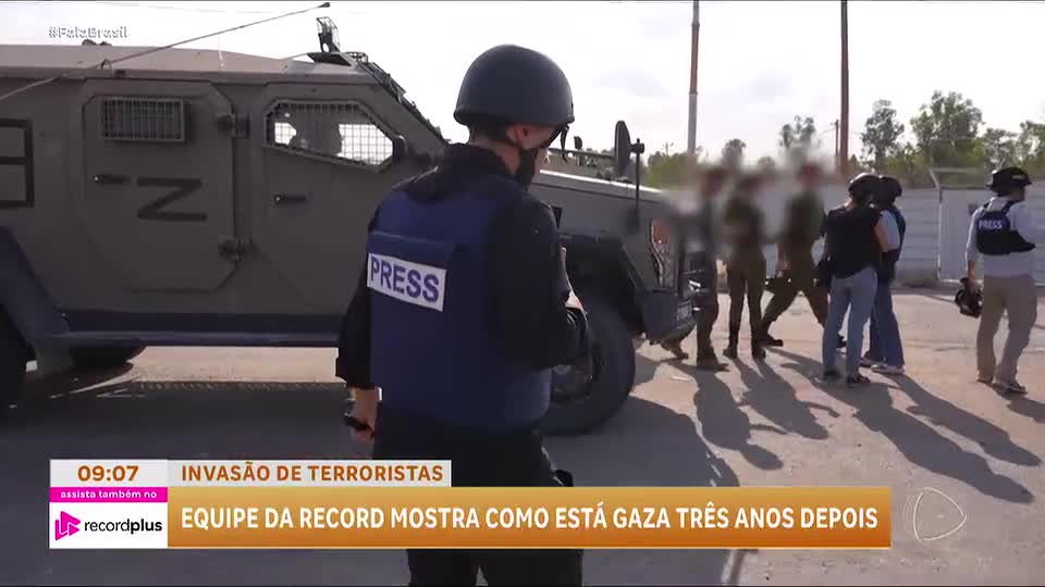 Equipe da RECORD mostra como está Faixa de Gaza três anos após ataque