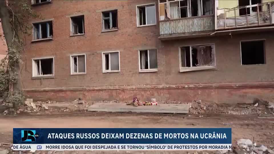 Rússia realiza novos ataques de mísseis à Ucrânia