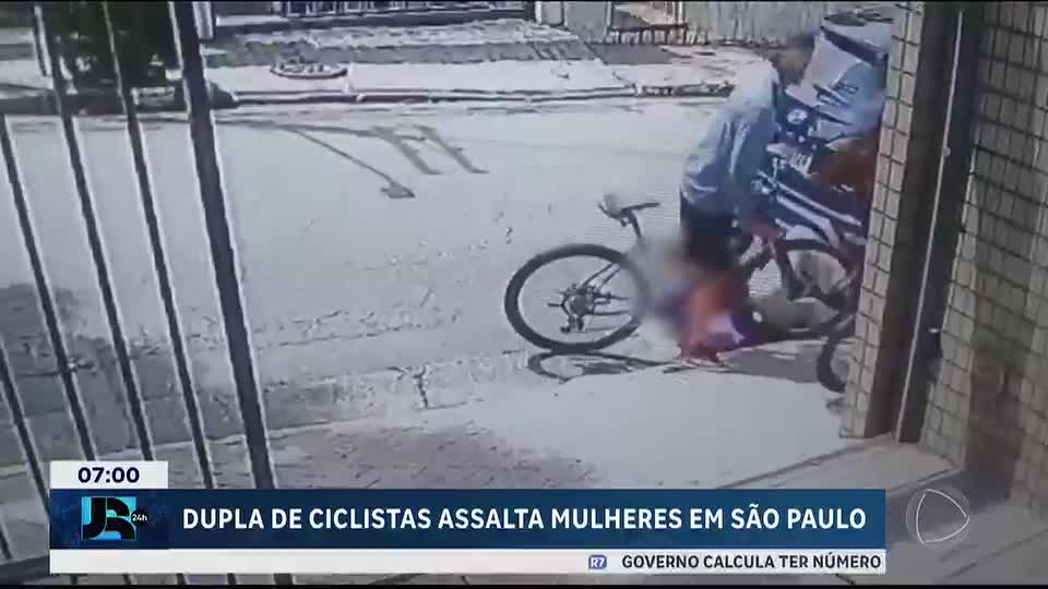 Dupla de ciclistas agride e assalta mulheres na zona sul de São Paulo