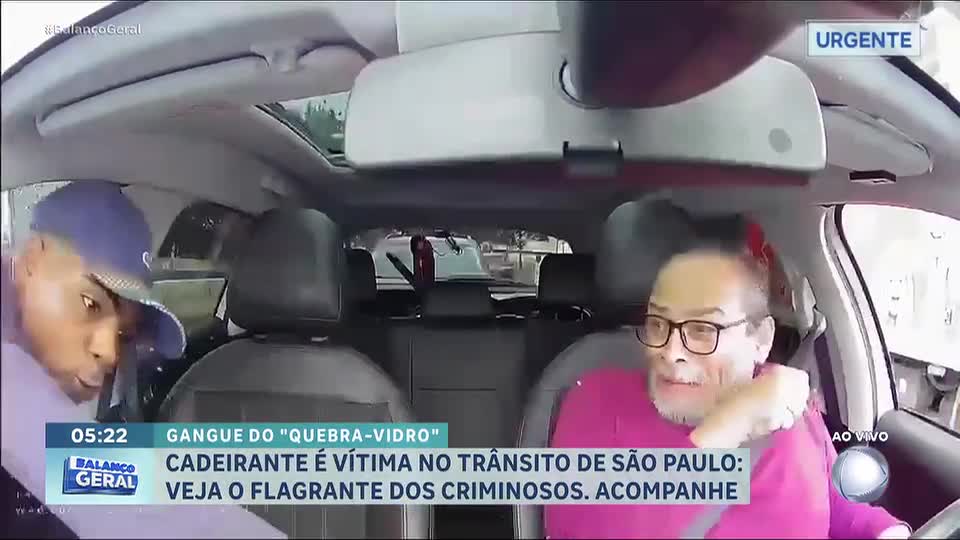 Cadeirante é vítima da ‘Gangue do Quebra-Vidro' em São Paulo